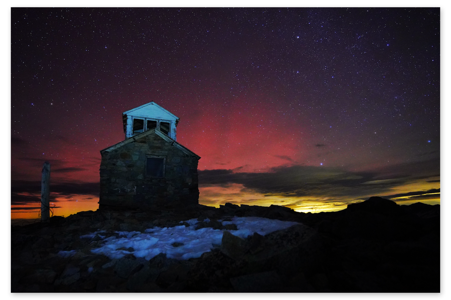 Fairview Amidst the Aurora