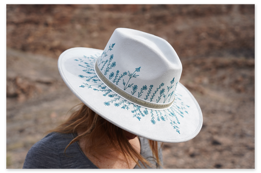 'Field of Flowers' Handmade Artisan Hat