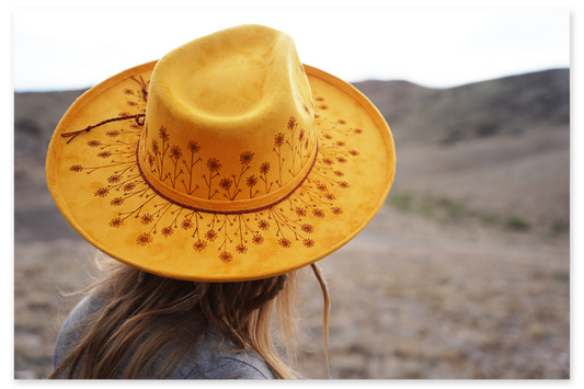 'Field of Flowers' Handmade Artisan Hat