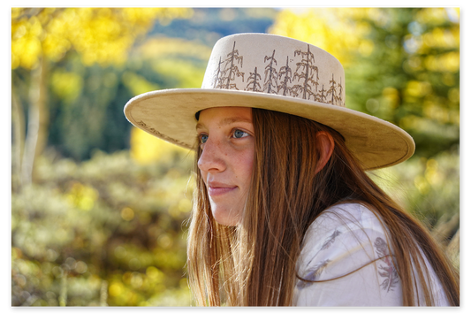 'May the Forest be With You' Handmade Artisan Hat