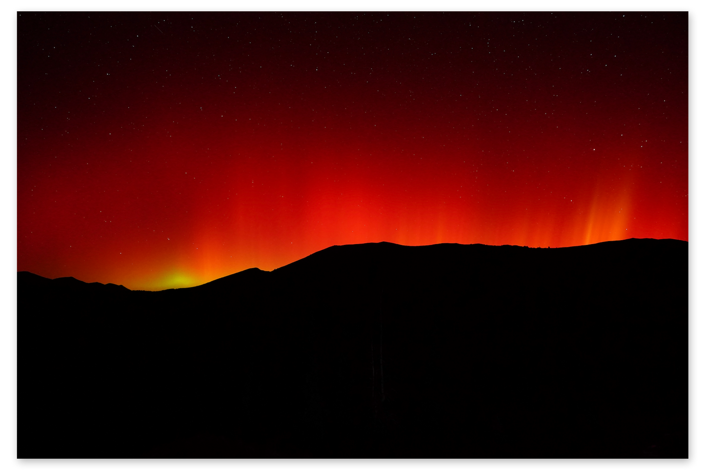 Sky Fire Over Fossil Ridge