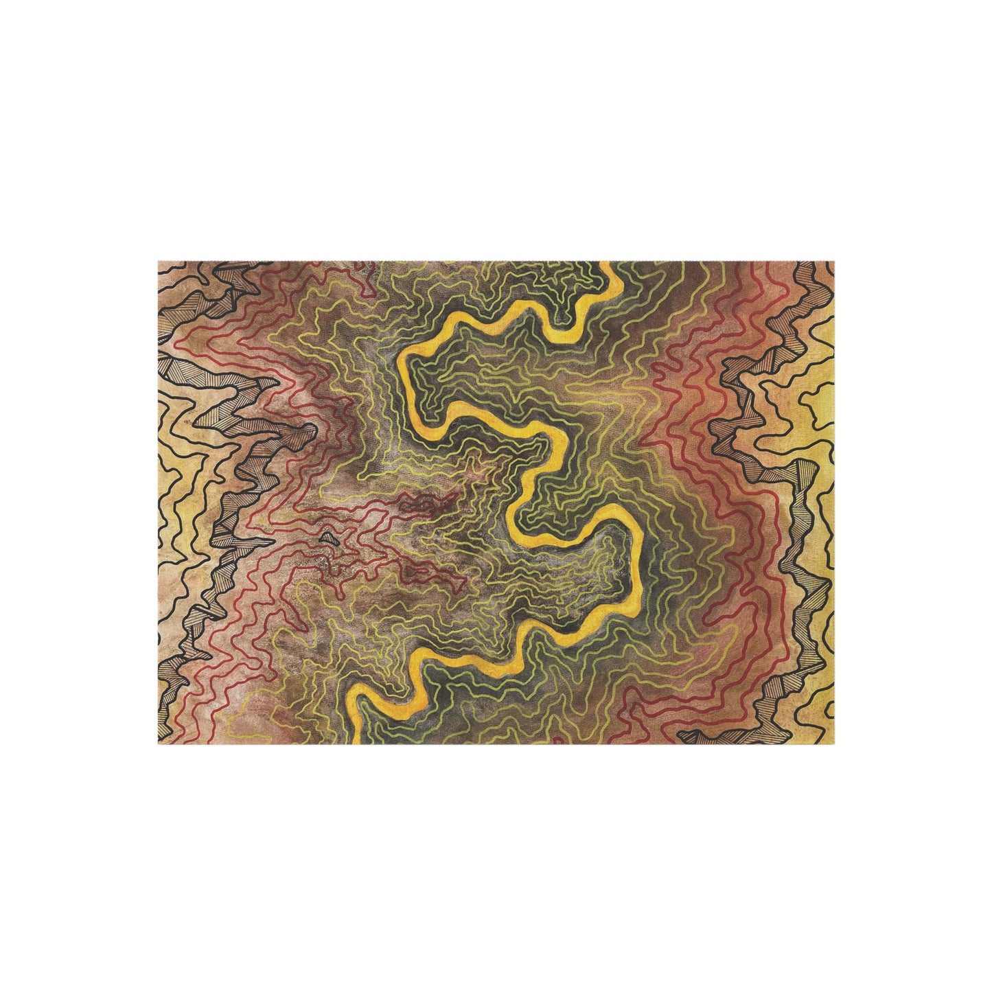 'Arteries of the Earth' River Rug [No. 03]