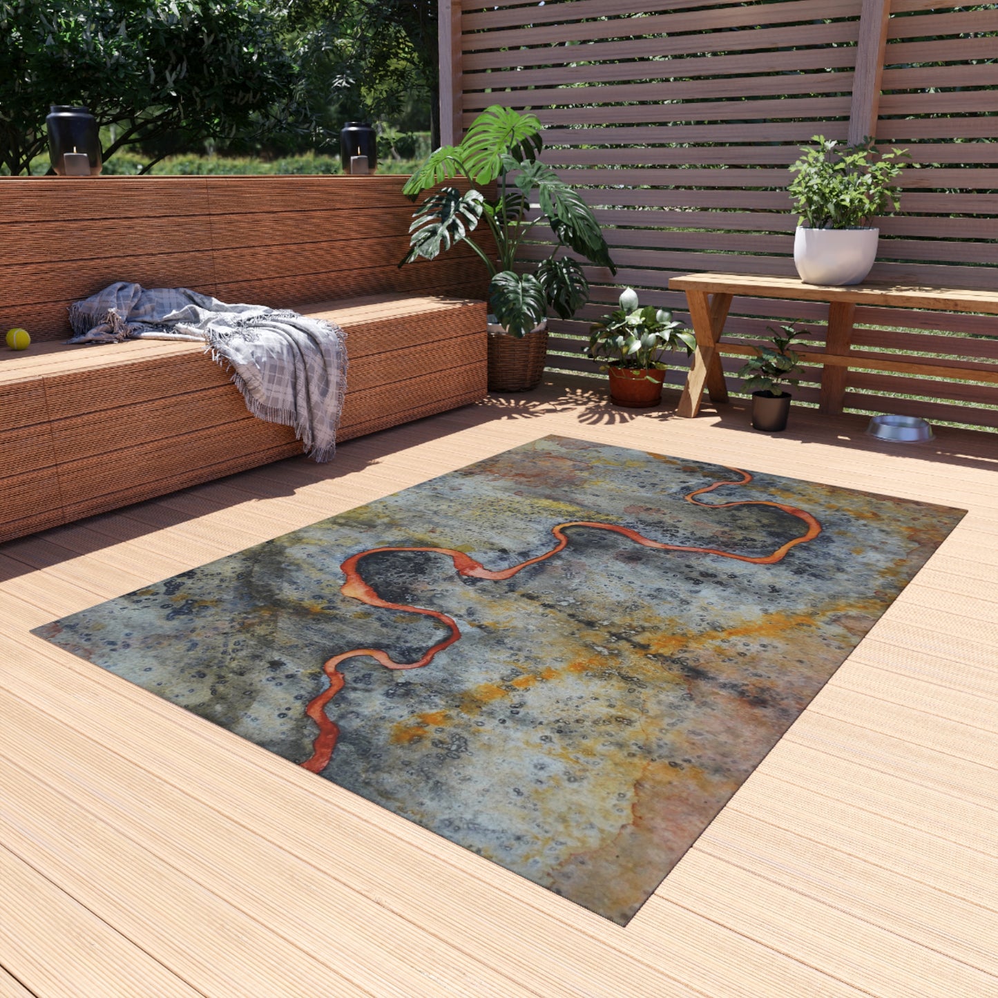 'Arteries of the Earth' River Rug [No. 01]