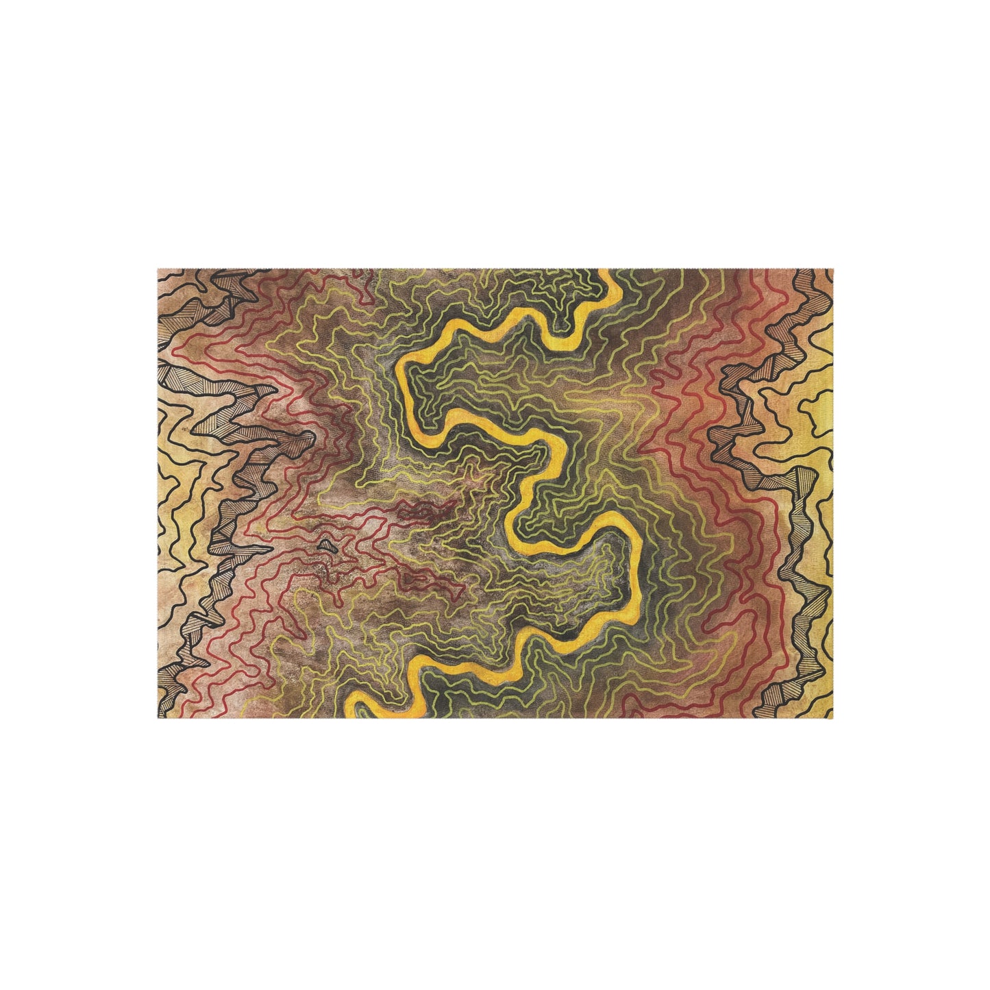 'Arteries of the Earth' River Rug [No. 03]