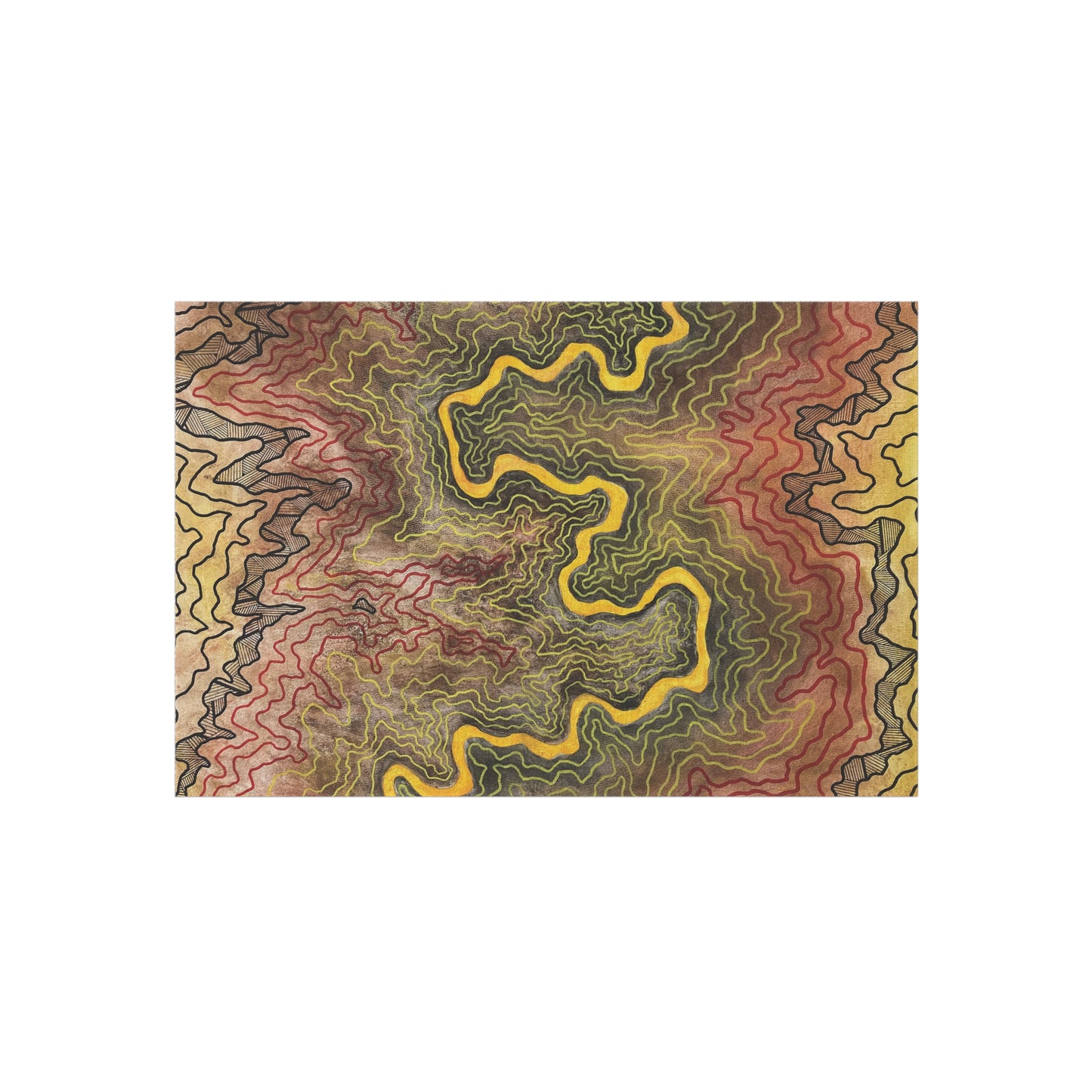 'Arteries of the Earth' River Rug [No. 03]