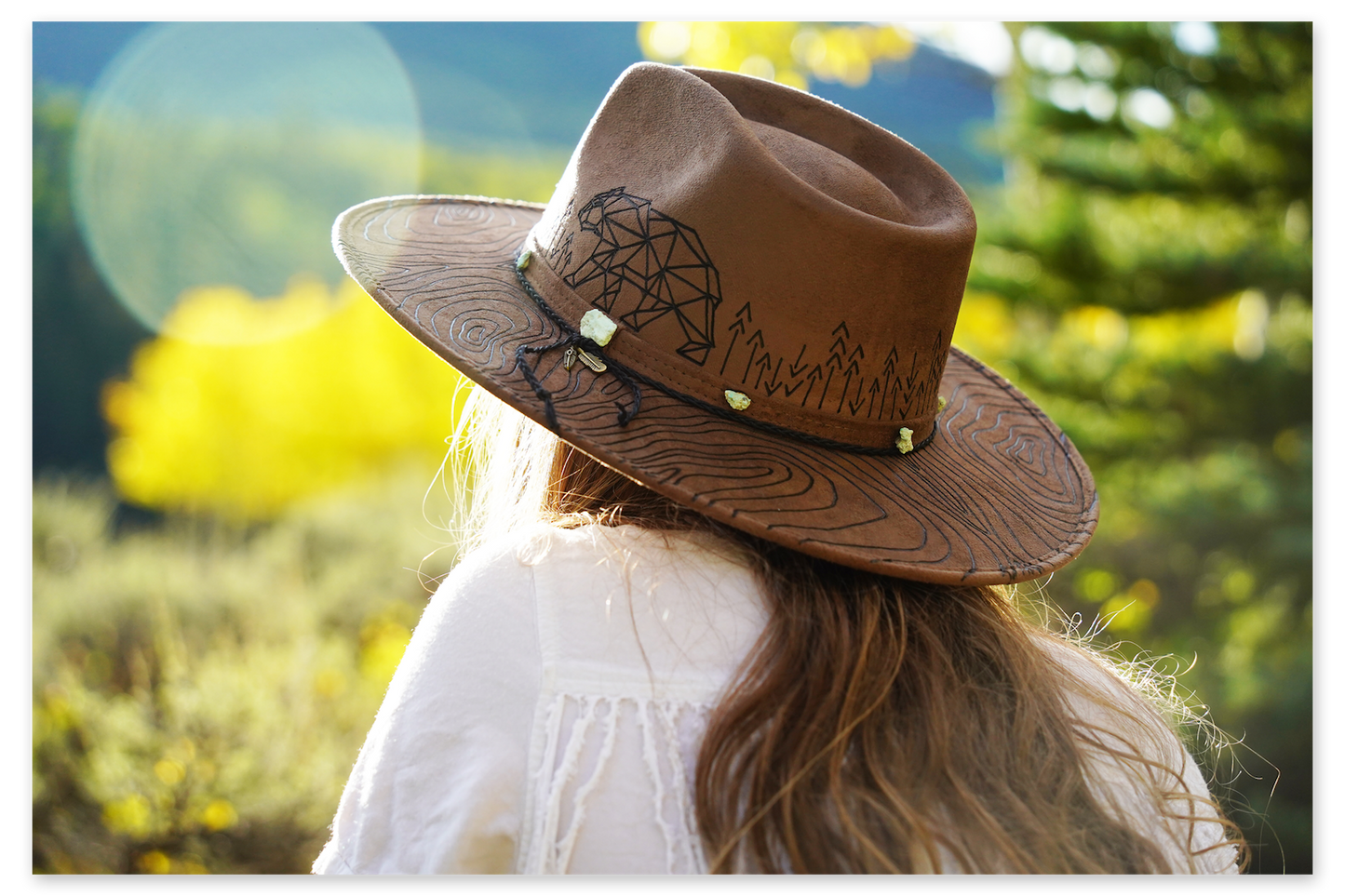 'Bear Gone Wandering' Handmade Artisan Hat
