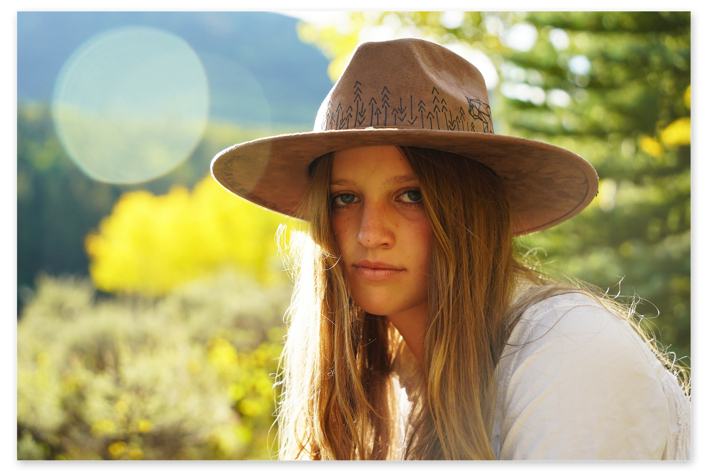 'Bear Gone Wandering' Handmade Artisan Hat