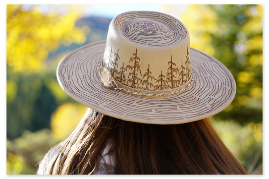 'May the Forest be With You' Handmade Artisan Hat