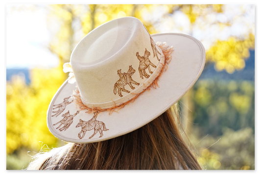 'Wild Riders' Handmade Artisan Hat