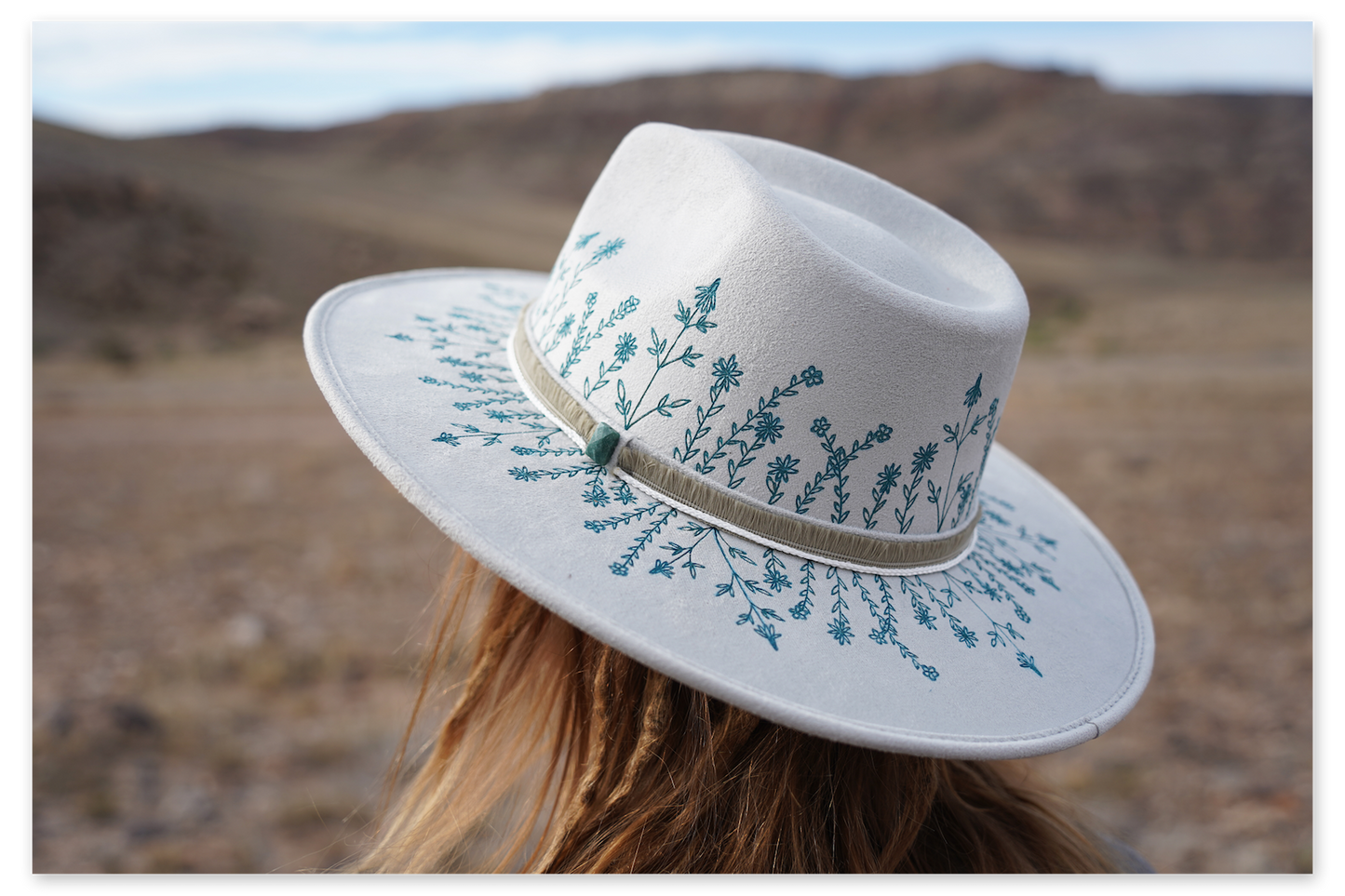 'Field of Flowers' Handmade Artisan Hat