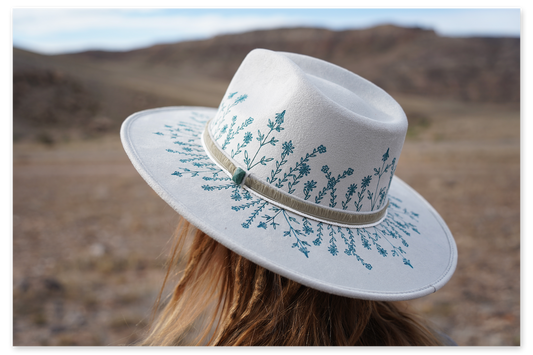 'Field of Flowers' Handmade Artisan Hat