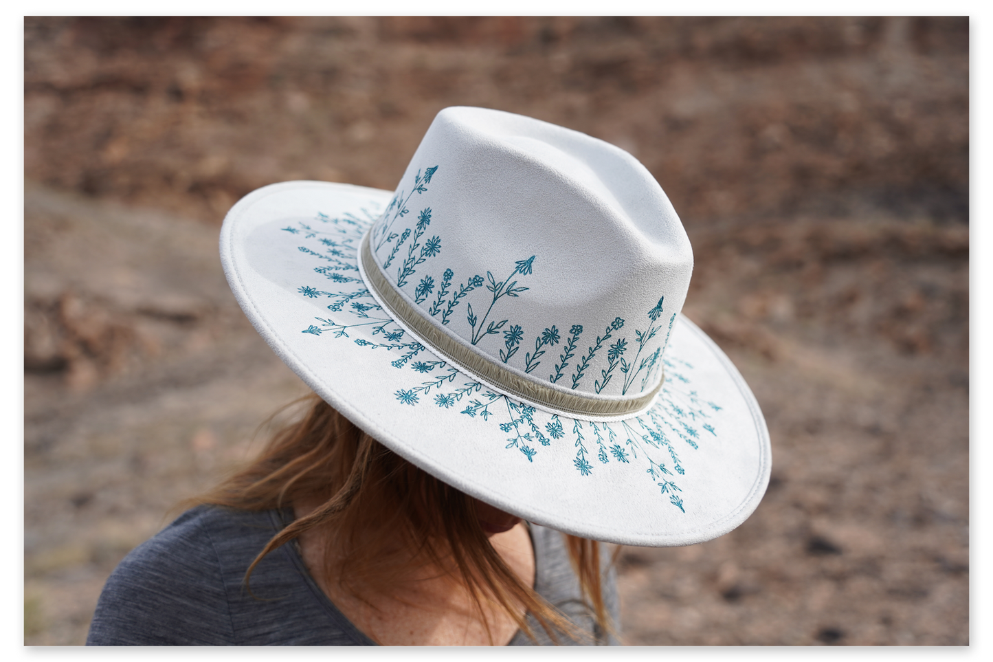 'Field of Flowers' Handmade Artisan Hat