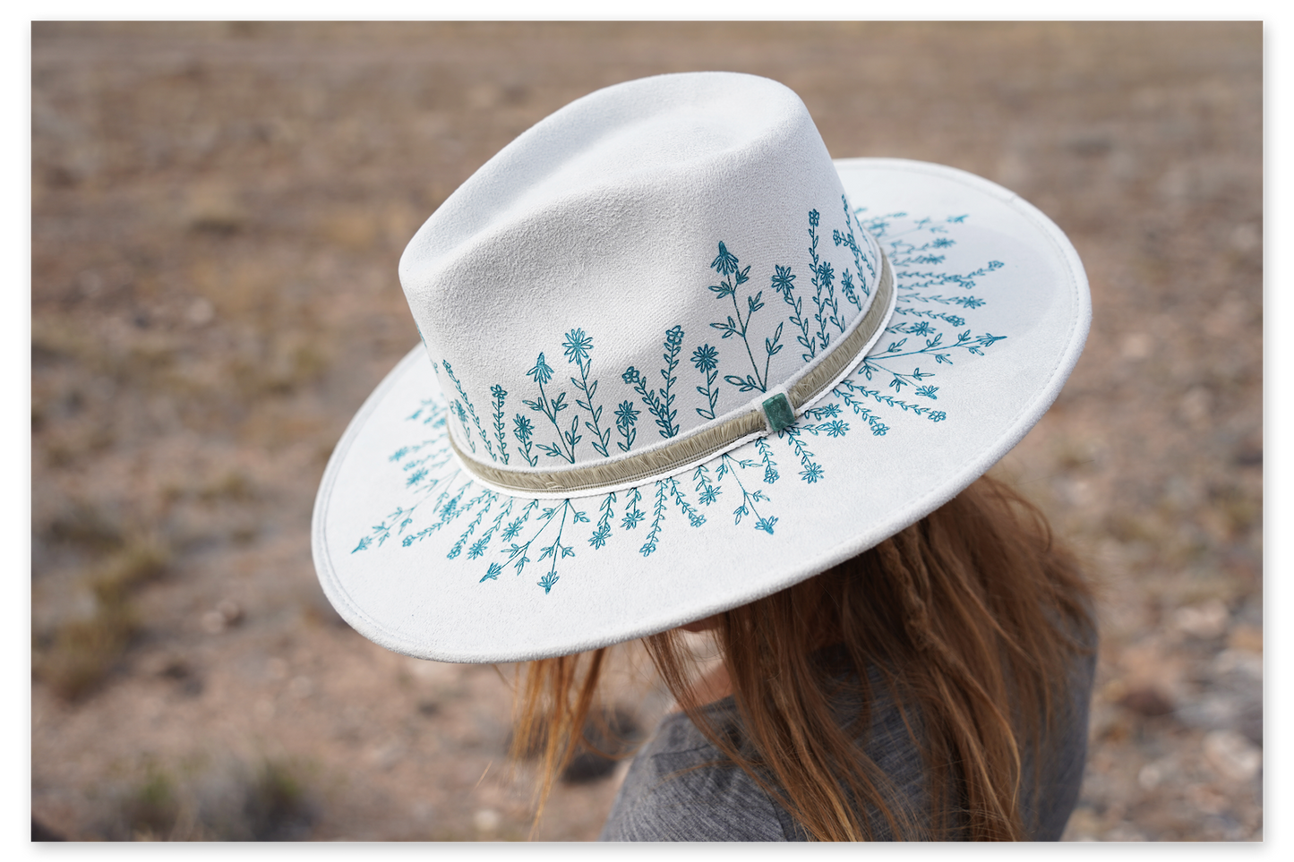 'Field of Flowers' Handmade Artisan Hat