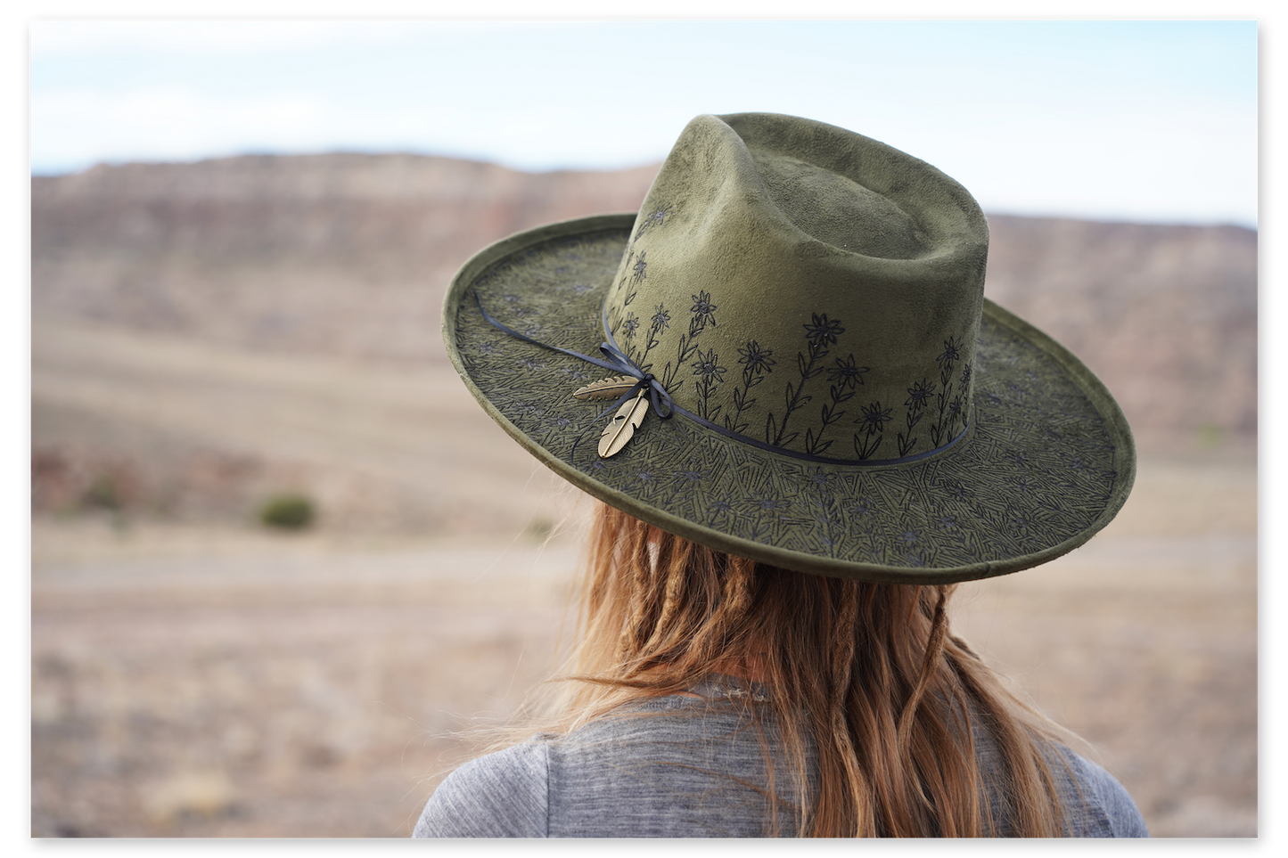 'Field of Flowers' Handmade Artisan Hat