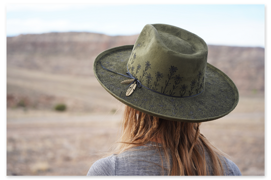 'Field of Flowers' Handmade Artisan Hat