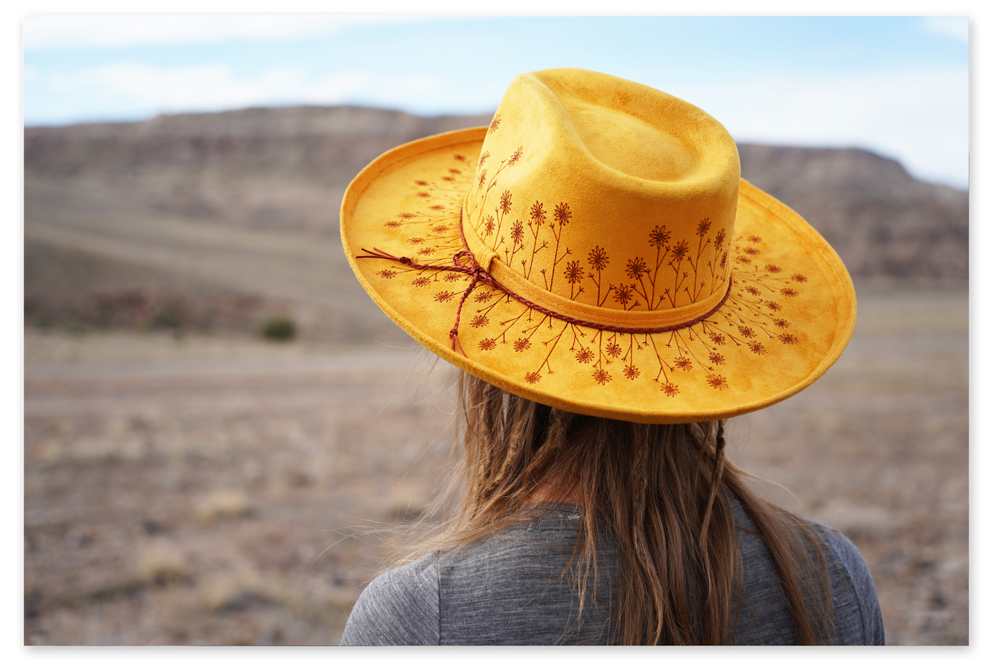 'Field of Flowers' Handmade Artisan Hat