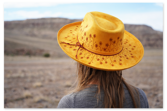 'Field of Flowers' Handmade Artisan Hat