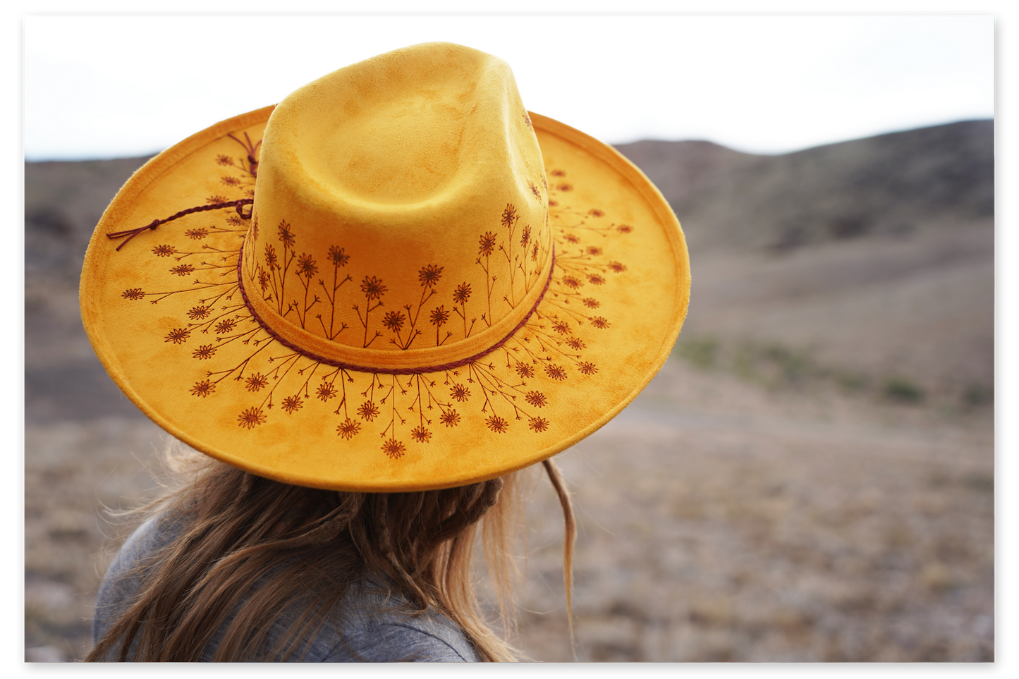 'Field of Flowers' Handmade Artisan Hat