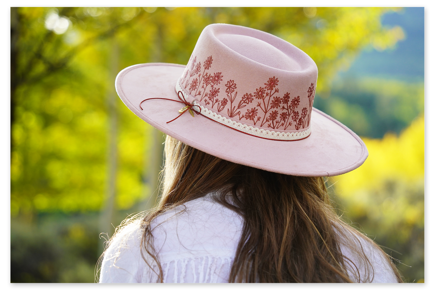 'Field of Flowers' Handmade Artisan Hat