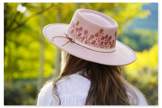 'Field of Flowers' Handmade Artisan Hat