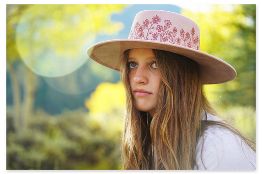 'Field of Flowers' Handmade Artisan Hat