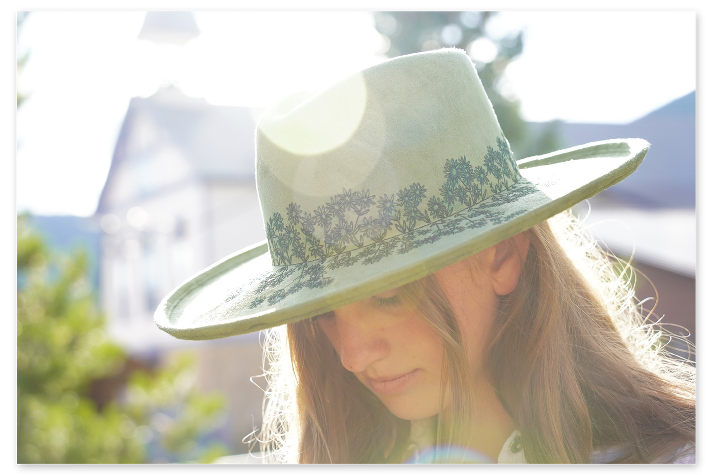 'Field of Flowers' Handmade Artisan Hat