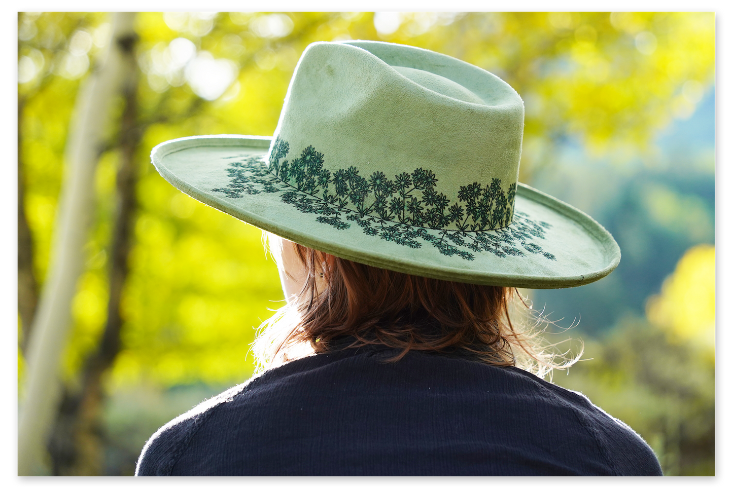 'Field of Flowers' Handmade Artisan Hat