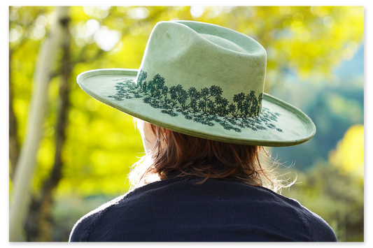 'Field of Flowers' Handmade Artisan Hat